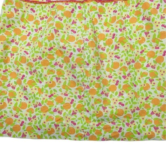 Lilly Pulitzer Mini Skirt Womens 4 Yellow Crazy Cat Short Colorful - Picture 6 of 9